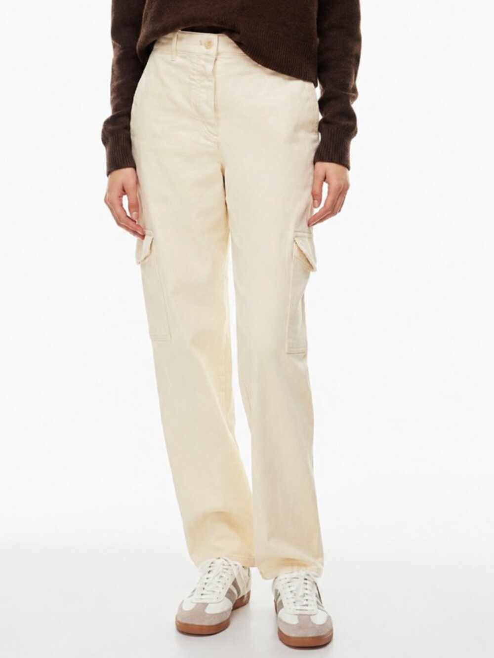 Aritzia Wilfred Free Modern Cargo Pants Size 8 Beige